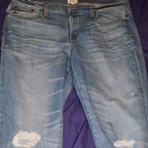 J.Crew Slim Boyfriend Jeans in Tafford Wash 32 14